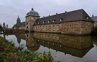 Ansicht der Vorburg von Nordosten