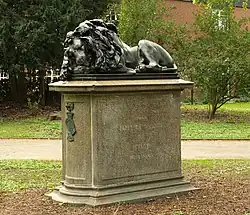 Kriegerdenkmal 1866, 1869, heute im Westpark, Dortmund