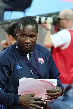 Wayne Otto als Norwegischer Nationaltrainer 2016 in Montpellier