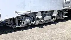 Ausgelenktes Drehgestell