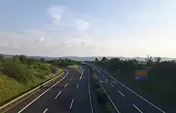 Südende am Autobahndreieck Vienenburg und Einmündung in die B 6