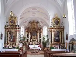 Saalkirche: Hl. Dreifaltigkeit, Moosthenning