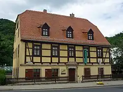 Chausseehaus Neucoschütz in Freital (Sachsen) an der ehem. Dresden-Freiberger Chaussee