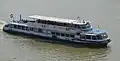 Passagierschiff der MAHART in Budapest, 2014.