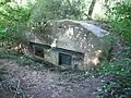 Bunker der Maginot-Linie, hergerichtet als Quartier für Fledermäuse