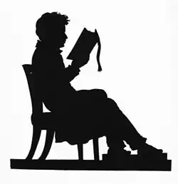 Bild 1: Ludwig Tieck, Scherenschnitt von Luise Duttenhofer