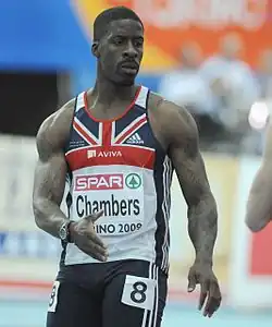 Für Dwain Chambers, deutlich erfolgreicher über 100 Meter, reichte es mit Rang fünf in seinem Viertelfinale nicht für die nächste Runde