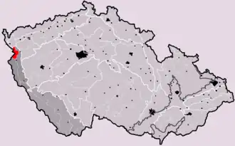 Untereinheit Dyleňský les (rot markiert)