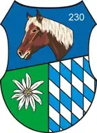 Abzeichen des Einsatz- und Ausbildungszentrums für Tragtierwesen 230