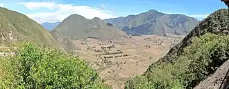 Blick zum Cerro Pondoña und Rumiloma