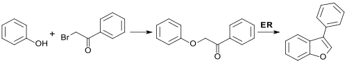 Synthese von 3-Phenylbenzofuran mittels Eaton-Reagenz