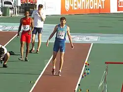 Taras Neledva – ausgeschieden auf Rang zehn mit 7,67 m