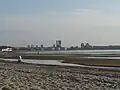 Blick über die Ostsee auf den Stadtbezirk Haabersti