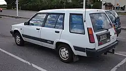 Heckansicht Tercel 4WD Europa