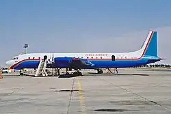 ehemalige Iljuschin Il-18D der Jubba Airways