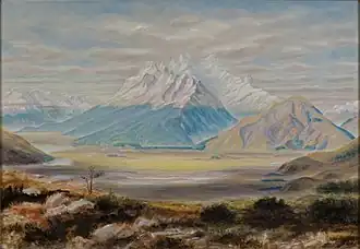 Mount Earnslaw, Gemälde von John Turnbull Thomson (1883)