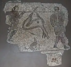 Mosaik aus der Villa Rustica von East Coker