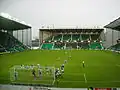 Spiel Hibernians gegen den FC Kilmarnock am 4. Februar 2012