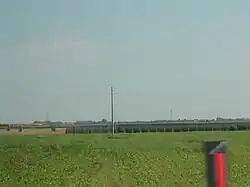 Die Po-Ebene bei Jesolo in der Nähe von Venedig