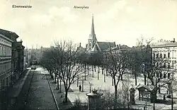 Alsenplatz (heute Karl-Marx-Platz) vor 1907