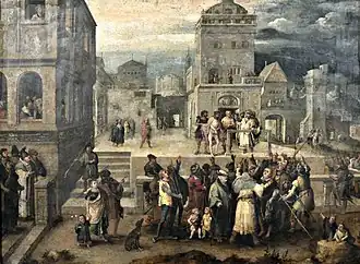 Ecce Homo, Anonymus, flämische Schule, 16. Jhd.