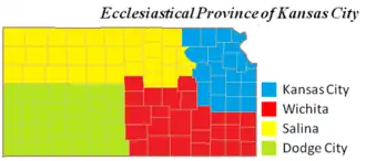 Karte der Kirchenprovinz {{{Kirchenprovinz}}}