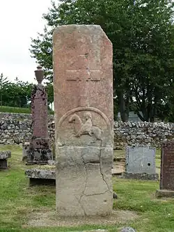 Cross Slab in Edderton, Eastern Ross, Schottland