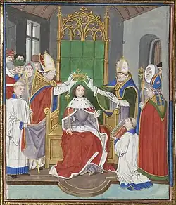 Die Krönung Edwards III.