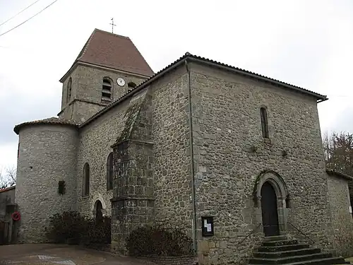 Kirche Saint-Étienne von Saint-Saud-Lacoussière