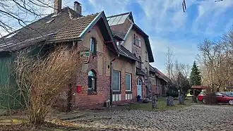 Umgenutztes Empfangsgebäude, März 2022