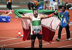 Mitfavorit Ehsan Hadadi erzielte 60,39 m und schied damit bereits in der Qualifikation aus