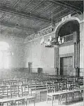 Die Aula bei Eröffnung des Gymnasiums (um 1906)