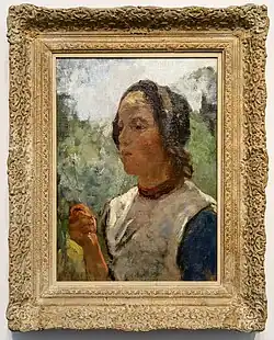 Mädchen mit Blume, etwa 1910