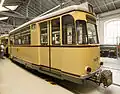 Beiwagen 1413 im Straßenbahnmuseum Dresden, April 2016