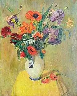Blumen-Stillleben Öl auf Leinwand (1928)