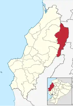 Der Kanton El Carmen in der Provinz Manabí