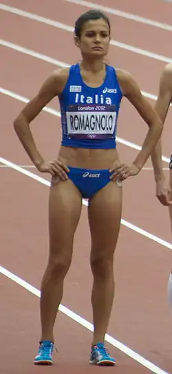 Elena Romagnolo wurde nach ihrem siebten Platz drei Tage zuvor über 5000 Meter hier Achte