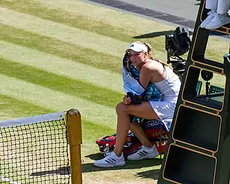 Rybakina nach dem Sieg