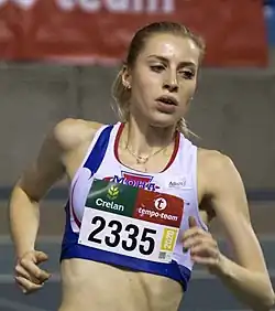 Elise Vanderelst – ausgeschieden als Elfte des ersten Vorlaufs