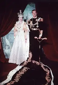 Königin Elisabeth II. und Prinz Philip (1953)