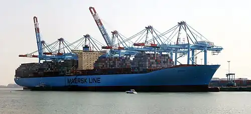 Elly Maersk in Zeebrügge