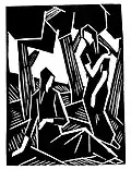 Holzschnitt, 1918