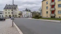 Die Enoch-Widman-Straße im gleichnamigen Viertel