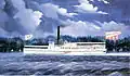 James Bard (1815–1897): Enoch Dean, Hudson River steamboat (1852)