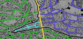 Form des Geländestreifens[4]