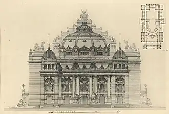 Entwurf zu einem Theater, 1897