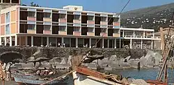 Hotel Triton auf Andros von 1958