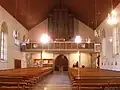 Blick nach Westen zur Orgel-Empore