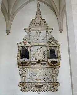 Monumentaler Renaissance-Epitaph für Jacob Nafzer (1586)