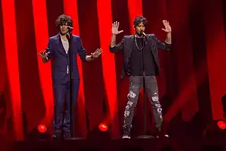 Ermal Meta und Fabrizio Moro 2018